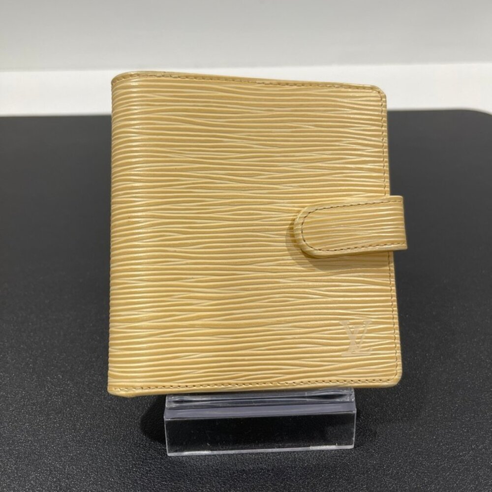 Louis Vuitton Epi Leather Compact Wallet Pale Yellow (JB1407)